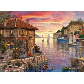 Puzzle Eurographics puerto mediterráneo de 1000 Piezas Puzzle Eurographics puerto mediterráneo de 1000 Piezas Eurographics - 1