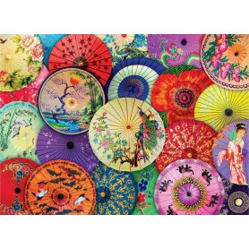 Puzzle Eurographics Sombrillas Asiáticas de 1000 Piezas Puzzle Eurographics Sombrillas Asiáticas de 1000 Piezas Eurographics - 1