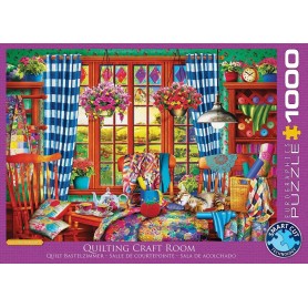 Puzzle Eurographics Patchwork sala de arte de 1000 Piezas Puzzle Eurographics Patchwork sala de arte de 1000 Piezas Eurographics - 1