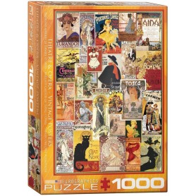 Puzzle Eurographics Carteles Vintage de Teatro y Ópera, 1000 Piezas Puzzle Eurographics Carteles Vintage de Teatro y Ópera, 1000 Piezas Eurographics - 1