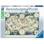 Puzzle Ravensburger Mapa mundi de Bestias de 1500 Piezas - Ravensburger
