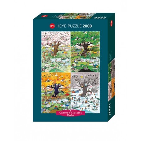 Puzzle Heye Cuatro estaciones de 2000 Piezas Heye - 1