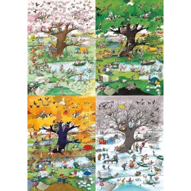 Puzzle Heye Cuatro estaciones de 2000 Piezas Puzzle Heye Cuatro estaciones de 2000 Piezas Heye - 2