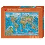 Puzzle Heye Mapa del Mundo Asombroso de 2000 Piezas - Heye