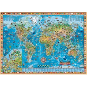 Puzzle Heye Mapa del Mundo Asombroso de 2000 Piezas Puzzle Heye Mapa del Mundo Asombroso de 2000 Piezas Heye - 1