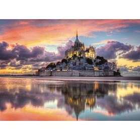 Puzzle Clementoni El Magnífico Mont Saint Michel de 1000 Piezas Puzzle Clementoni El Magnífico Mont Saint Michel de 1000 Piezas Clementoni - 1