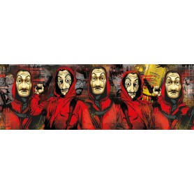 Puzzle Clementoni Panoramico La Casa De Papel de 1000 Piezas Puzzle Clementoni Panoramico La Casa De Papel de 1000 Piezas Clementoni - 1