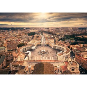 Puzzle Ravensburger Roma Plaza de San Pedro de 1000 Piezas Puzzle Ravensburger Roma Plaza de San Pedro de 1000 Piezas Ravensburger - 1