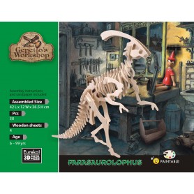 Gepetto's Parasaurolophus Maqueta 38 Piezas - Eureka! 3D Puzzle