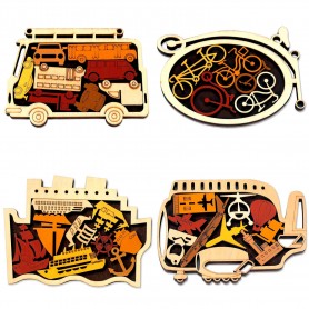 Pack 4 Transport Arrangements Pack 4 Transport Arrangements - Eureka! 3D Puzzle
