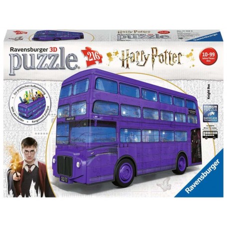 Puzzle 3D Ravensburger Autobùs noctàmbulo Harry Potter 216 Piezas - Ravensburger