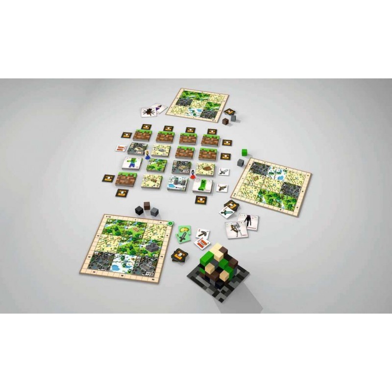 Ravensburger Minecraft Builders & Biomes – Juego De Mesa Estrategia Familiar, 2-4 Jugadores, 30-60 Min, Versión En Español, +10 Años