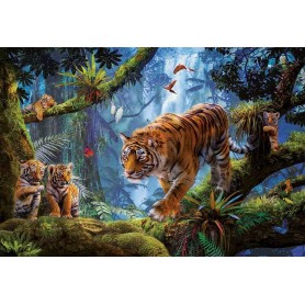 Puzzle Educa Tigres en el Árbol de 1000 Piezas Puzzle Educa Tigres en el Árbol de 1000 Piezas Puzzles Educa - 1