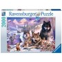 Puzzle Ravensburger Lobos en la Nieve de 2000 Piezas - Ravensburger