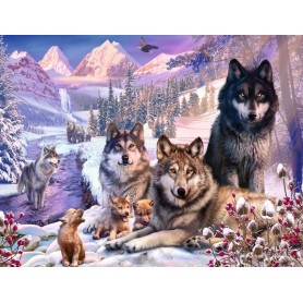 Puzzle Ravensburger Lobos en la Nieve de 2000 Piezas Puzzle Ravensburger Lobos en la Nieve de 2000 Piezas Ravensburger - 1