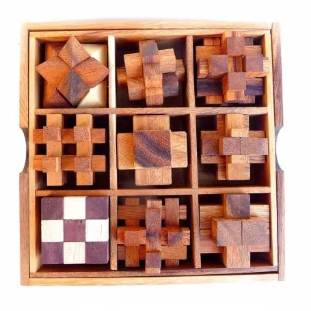 Set De Madera 9 En 1 - Logica Giochi