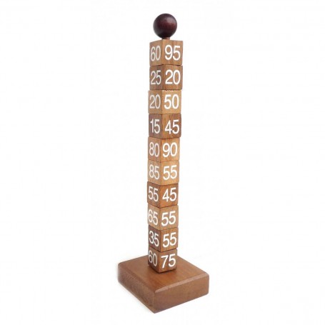 Torre Matemática de Madera - Logica Giochi