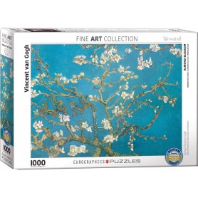 Puzzle Eurographics Flor de almendro de Van Gogh de 1000 Piezas Puzzle Eurographics Flor de almendro de Van Gogh de 1000 Piezas Eurographics - 1