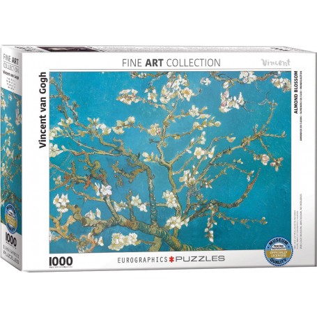 Puzzle Eurographics Flor de almendro de Van Gogh de 1000 Piezas - Eurographics