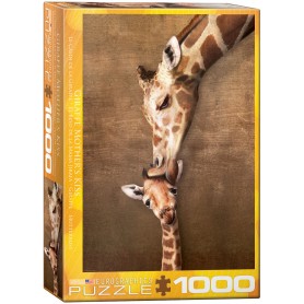 Puzzle Eurographics El Beso de la Mamá Jirafa 1000 Piezas Puzzle Eurographics El Beso de la Mamá Jirafa 1000 Piezas Eurographics - 1