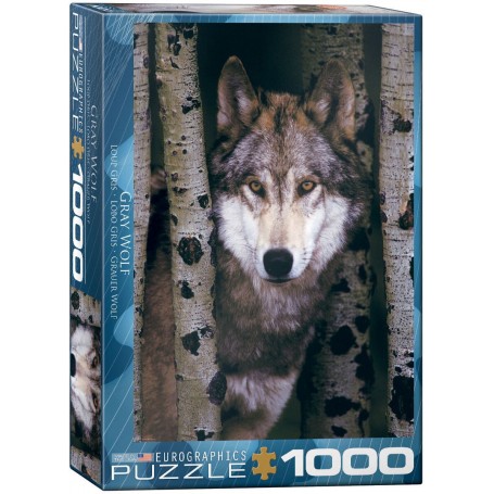 Puzzle Eurographics Lobo gris de 1000 Piezas - Eurographics