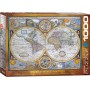Puzzle Eurographics Mapa del mundo antiguo de 1000 Piezas - Eurographics