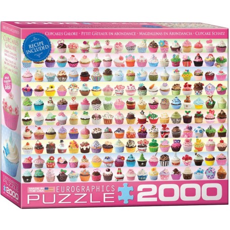 Puzzle Eurographics Cupcakes de 2000 Piezas - Eurographics