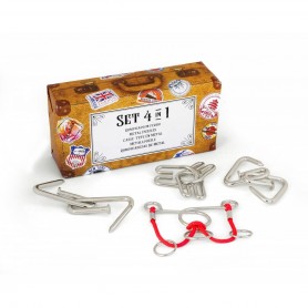 Pack 4 En 1 Metal - Serie Viajeros Pack 4 En 1 Metal - Serie Viajeros - Logica Giochi