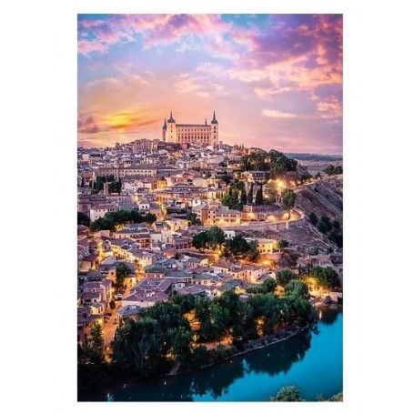 Puzzle Trefl Vistas de la Ciudad de Toledo, España de 1500 Piezas Puzzles Trefl - 1