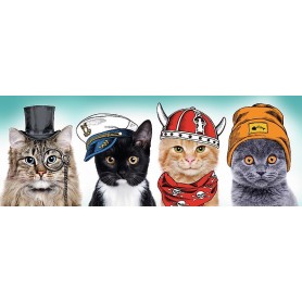 Puzzle Trefl Panorama Gatos Equipo Fluffy de 500 Piezas Puzzle Trefl Panorama Gatos Equipo Fluffy de 500 Piezas Puzzles Trefl - 1