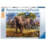 Puzzle Ravensburger Familia de Elefantes 500 Piezas Ravensburger - 1