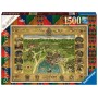 Puzzle Ravensburger Mapa de Hogwarts de 1500 Piezas