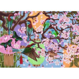 Puzzle Ravensburger Flores de Cerezo de 1000 Piezas Puzzle Ravensburger Flores de Cerezo de 1000 Piezas Ravensburger - 1