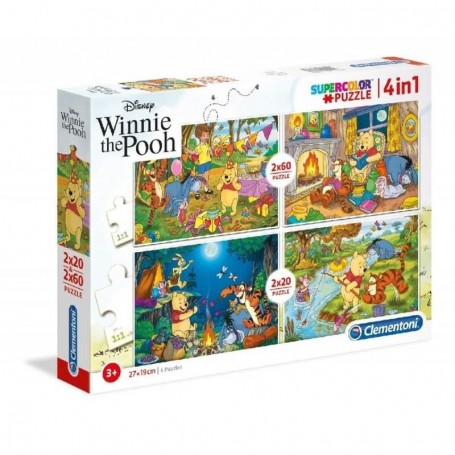 Puzzle Clementoni Disney Winnie the Pooh 2x20 + 2x60
