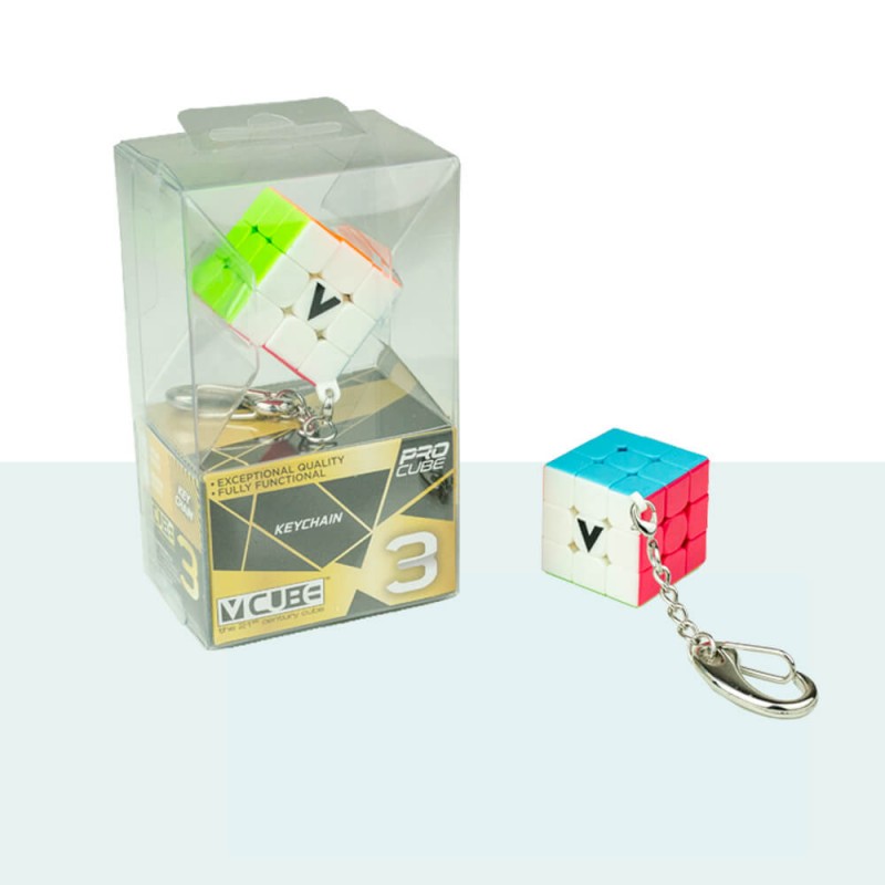 Logica Juegos – Llavero Cubo Mágico 3x3 Stickerless – Cubo Speedcubing – Mini Cubo 3x3 – Regalo speedcuber Logica Juegos – Llavero Cubo Mágico 3x3 Stickerless – Cubo Speedcubing – Mini Cubo 3x3 – Regalo speedcuber