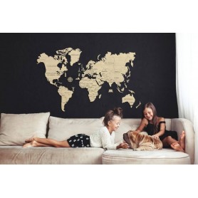 MapaMundi Madera XL - Wooden City Wooden City - 1