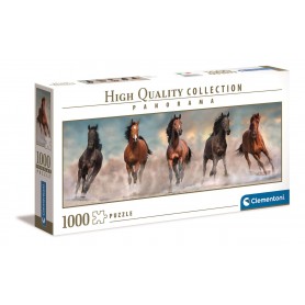 Puzzle Clementoni Panorama Caballos de 1000 Piezas Puzzle Clementoni Panorama Caballos de 1000 Piezas Clementoni - 1
