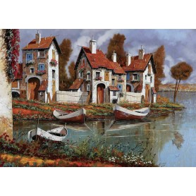 Art Puzzle Casa en Cerchio, Italia de 1000 Piezas Art Puzzle Casa en Cerchio, Italia de 1000 Piezas Art Puzzle - 1