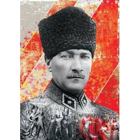 Art Puzzle Mustafa Kemal Atatürk de 1000 Piezas Art Puzzle Mustafa Kemal Atatürk de 1000 Piezas Art Puzzle - 1
