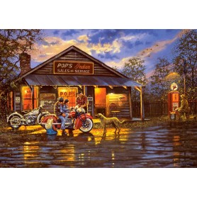 Art Puzzle El Motociclista de 1000 Piezas Art Puzzle El Motociclista de 1000 Piezas Art Puzzle - 1
