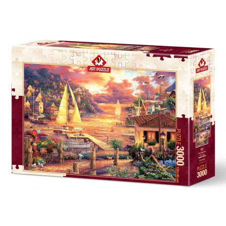 Art Puzzle El Mar Dorado de 3000 Piezas Art Puzzle - 1