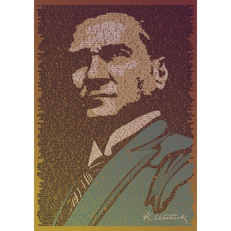 Art Puzzle Atatürk et Conference de 1000 Piezas