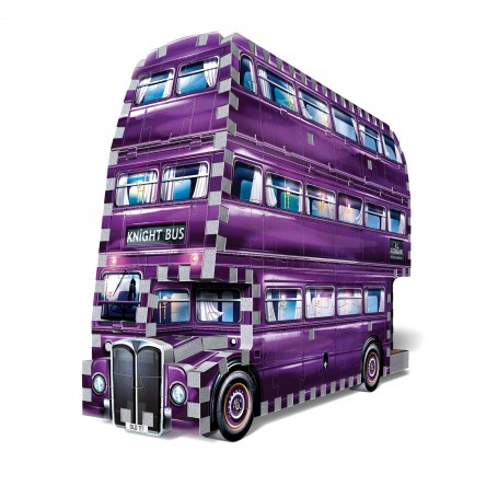 Puzzle 3D Wrebbit 3D Harry Potter Autobus Noctambulo de 280 Piezas