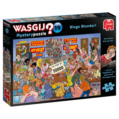 Puzzle Jumbo Wasgij Mystery Error en el Bingo de 1000 Piezas Jumbo - 1