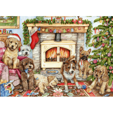 Puzzle Falcon Cachorros de Navidad de 500 Piezas Falcon - 1