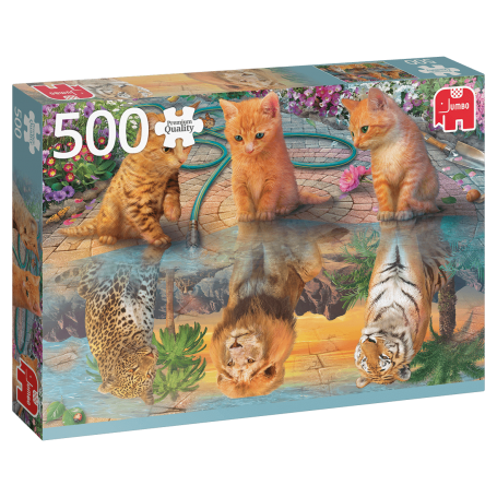 Puzzle Jumbo Sueño de Gatos de 500 Piezas Jumbo - 1