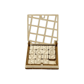 Tiny Board Game 15-Puzzle - Wooden City Tiny Board Game 15-Puzzle - Wooden City Wooden City - 1