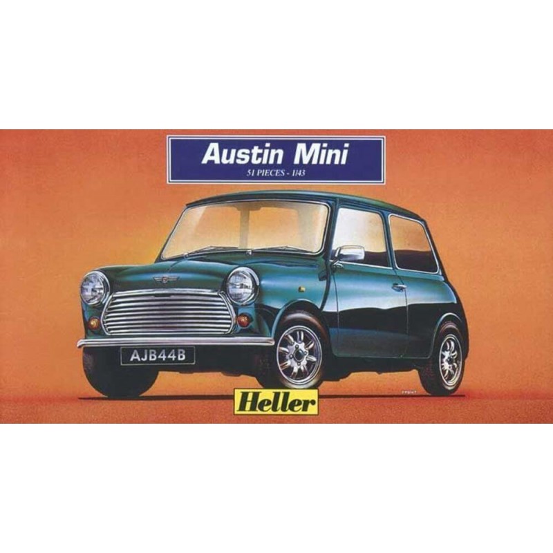 Maquette Miniature Heller Austin Mini 1:43 Tourisme Monte Carlo 1965 - Boîte Ouverte - Occasion