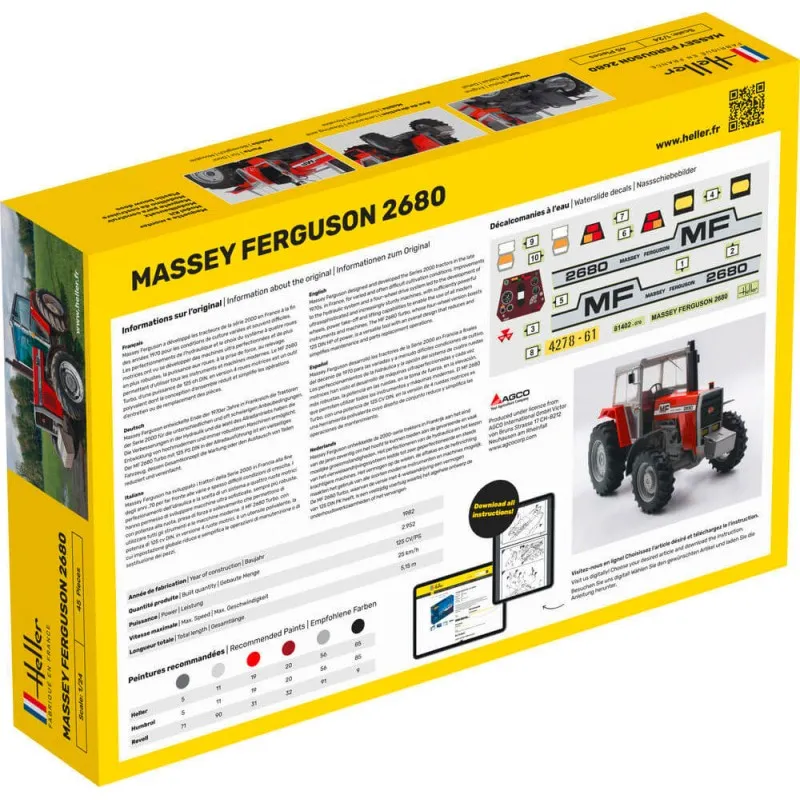 Maquette Tracteur : Kit : Massey-Ferguson 2680 - N/A - Kiabi - 35.92€