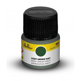 Pintura Acrílica Verde Militar Mate 102 Pintura Acrílica Verde Militar Mate 102 Heller - 1